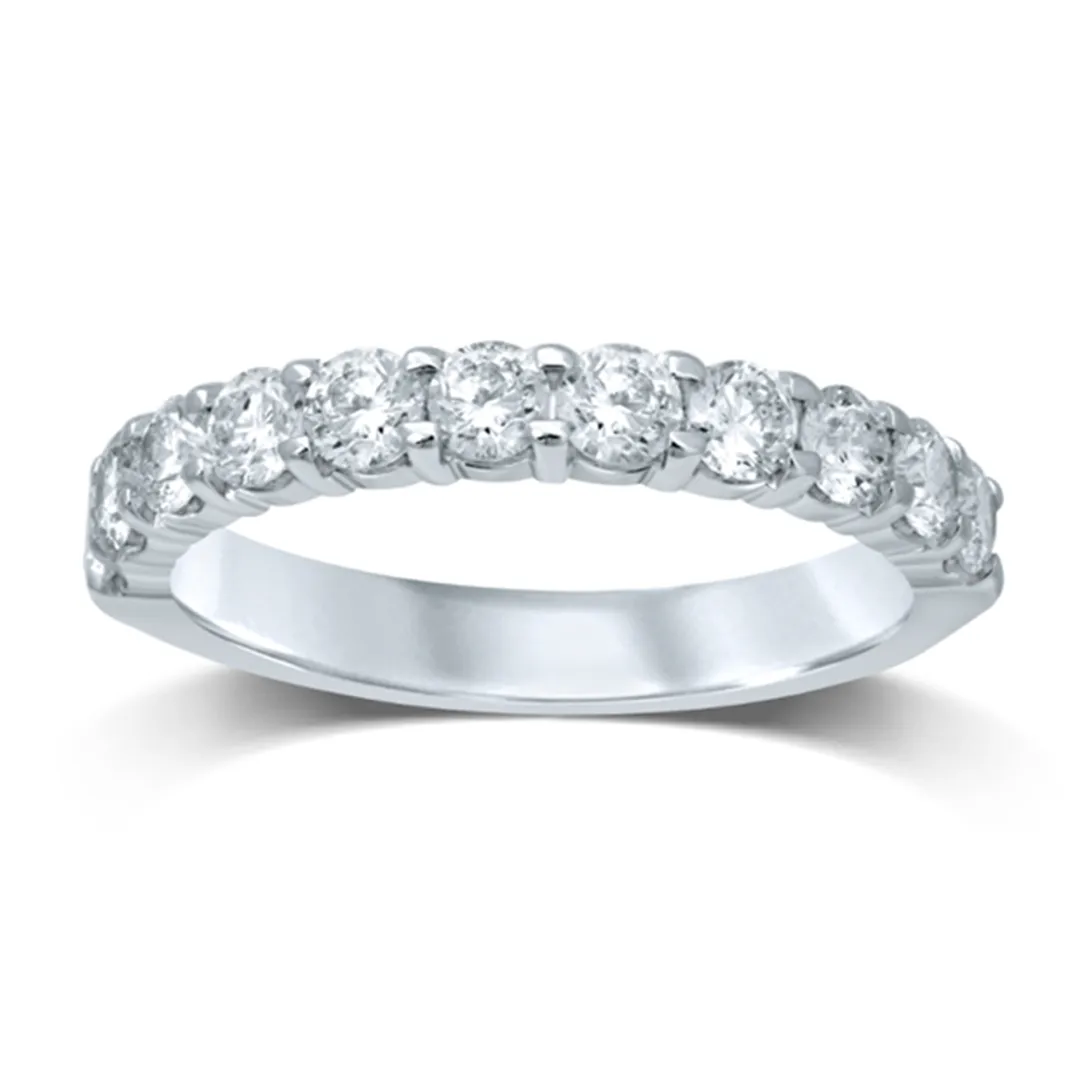14K DIAMOND LADIES BAND (11 Diamond Stones)