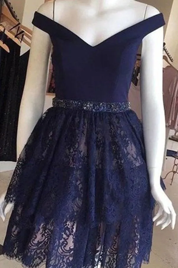2024 Homecoming Dresses A-Line Off-The-Shoulder P2NLKJJ3