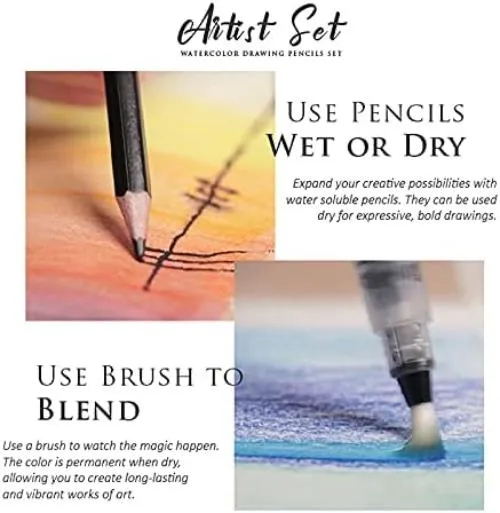 72 professional Water Color Pencil