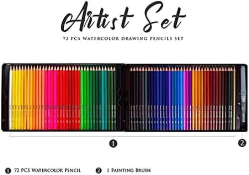 72 professional Water Color Pencil