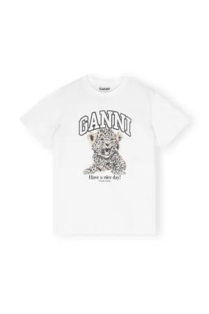 Basic Jersey Relaxed T-Shirt - Leopard