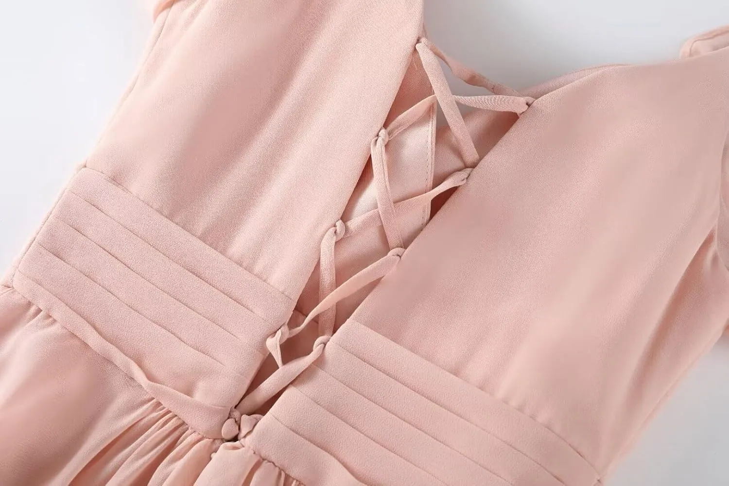 Chiffon Ruffle Sleeve Bridesmaid Dresses Long for Women 2025 V-Neck Spaghetti Straps Formal Wedding Guest Ball Gowns