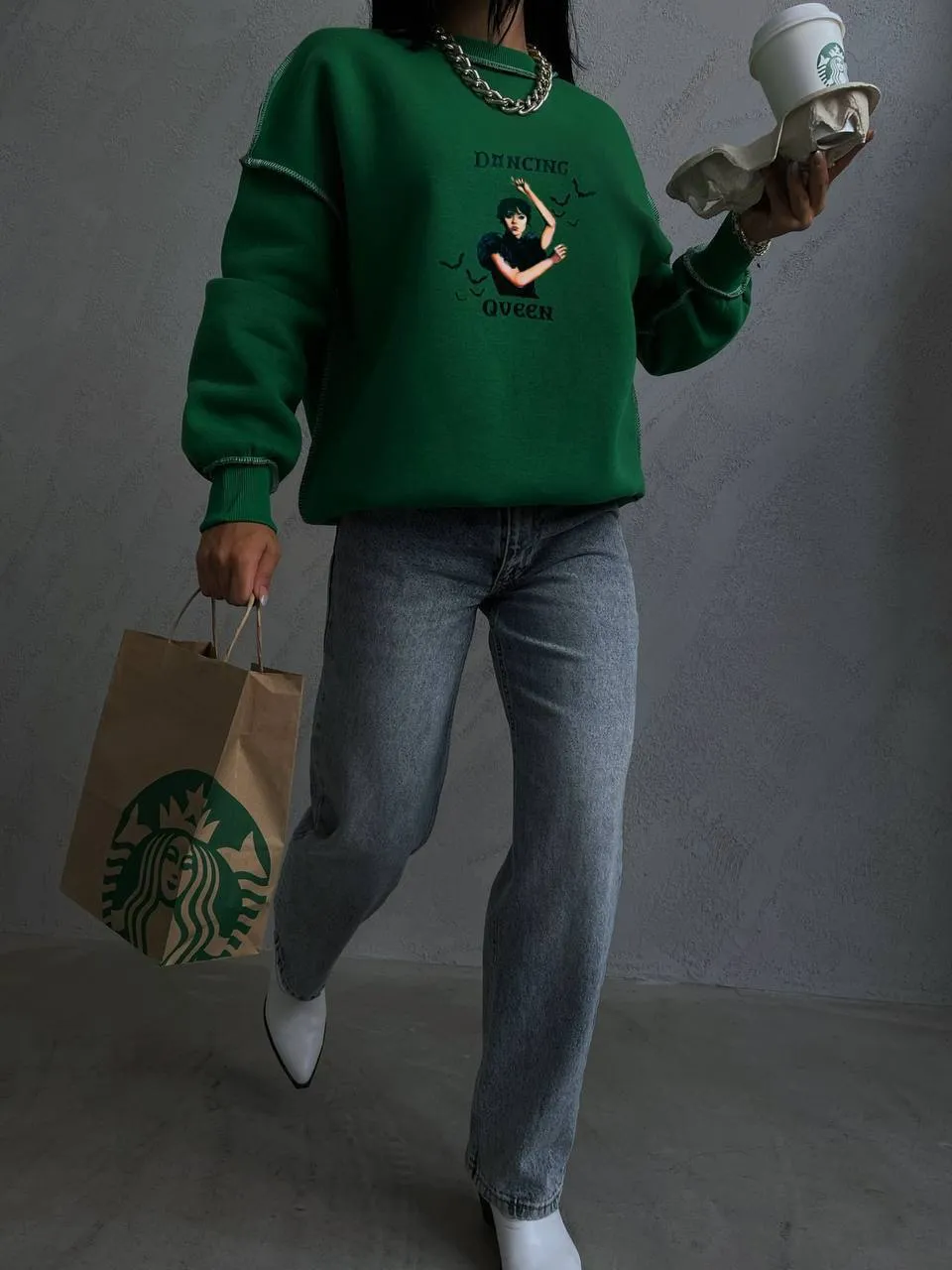 Cool Sweater Wednesday Warm Casual Clothes For Girl