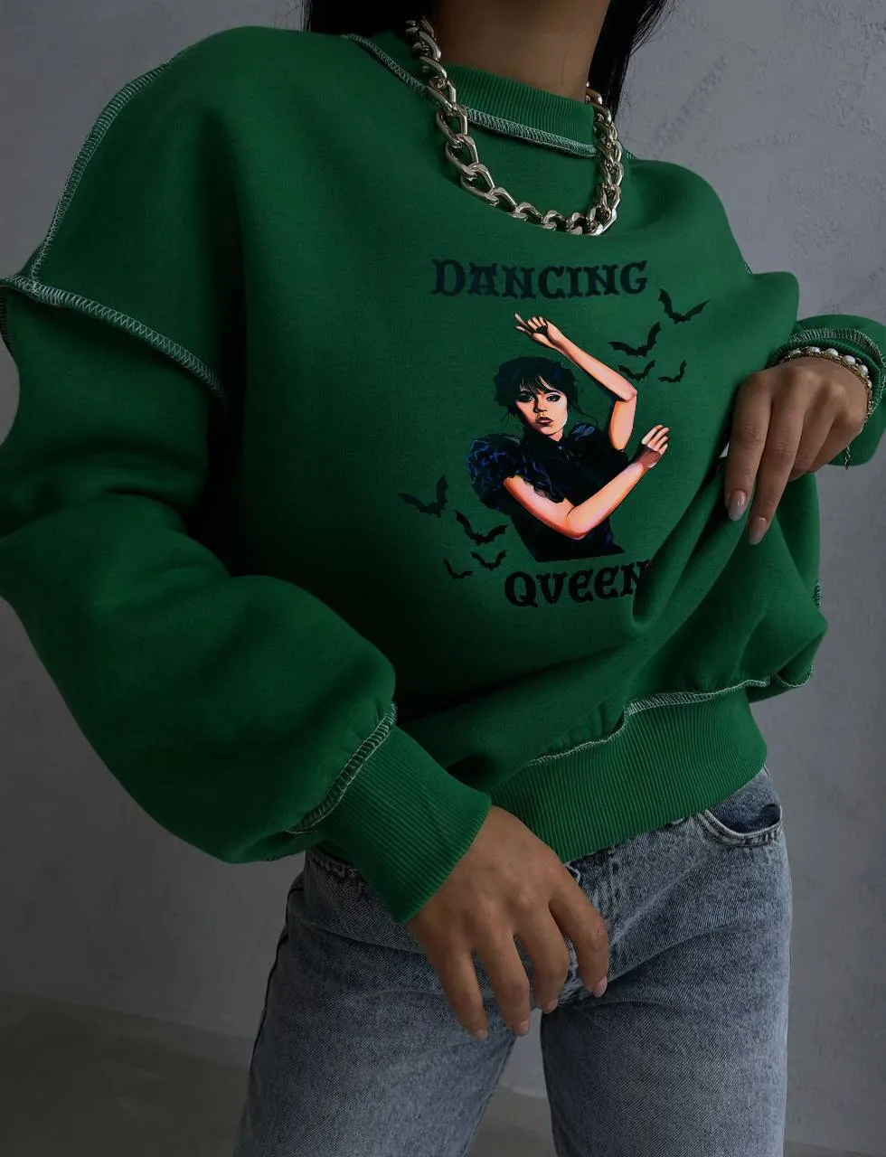 Cool Sweater Wednesday Warm Casual Clothes For Girl