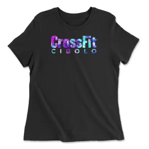 CrossFit Cibolo - Tie Dye 3 Women's Relaxed Jersey T-Shirt
