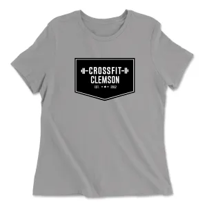 CrossFit Clemson One Color (Black) Womens - Relaxed Jersey T-Shirt