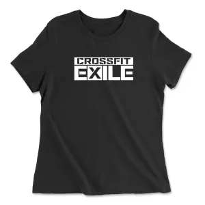 CrossFit Exile White Womens - Relaxed Jersey T-Shirt