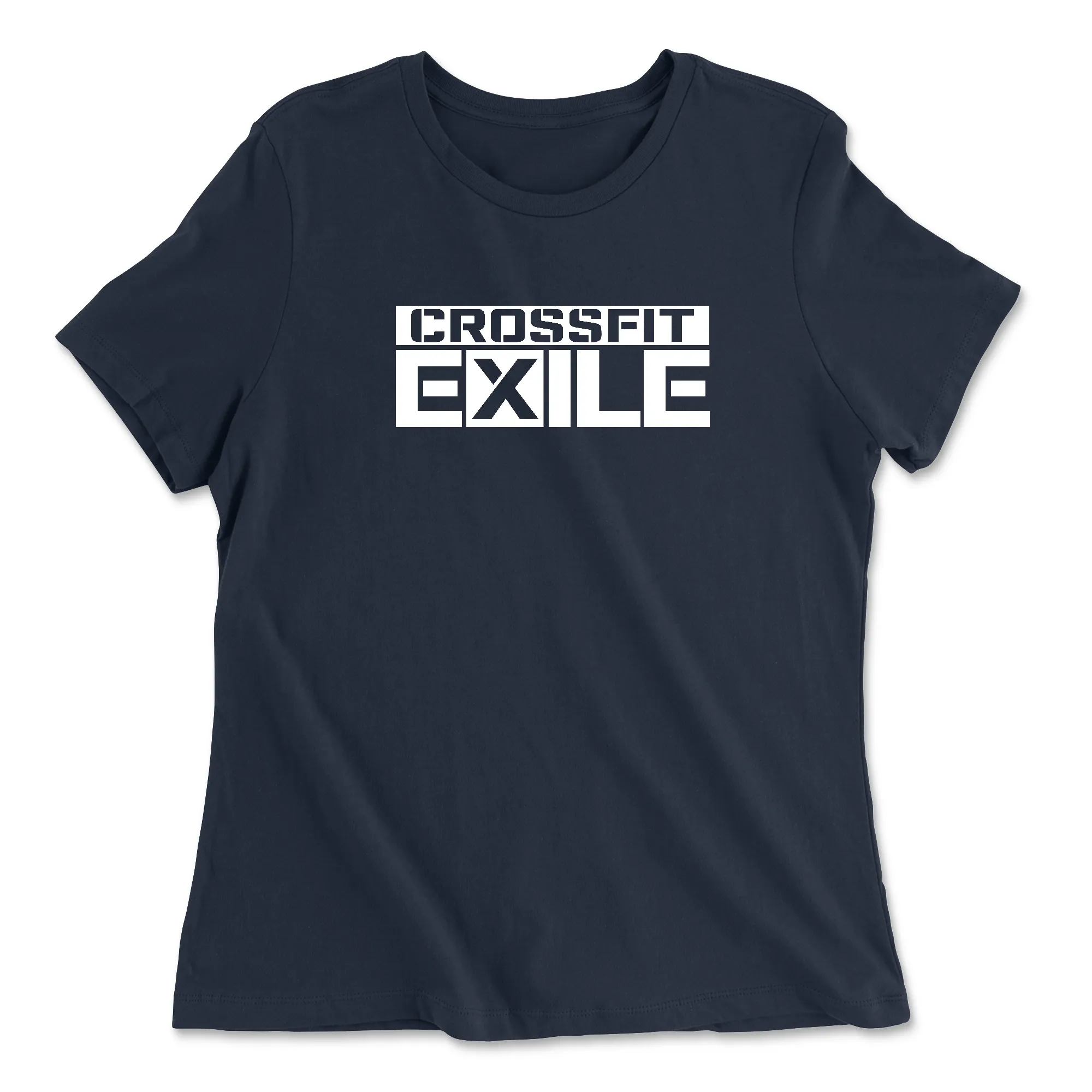CrossFit Exile White Womens - Relaxed Jersey T-Shirt