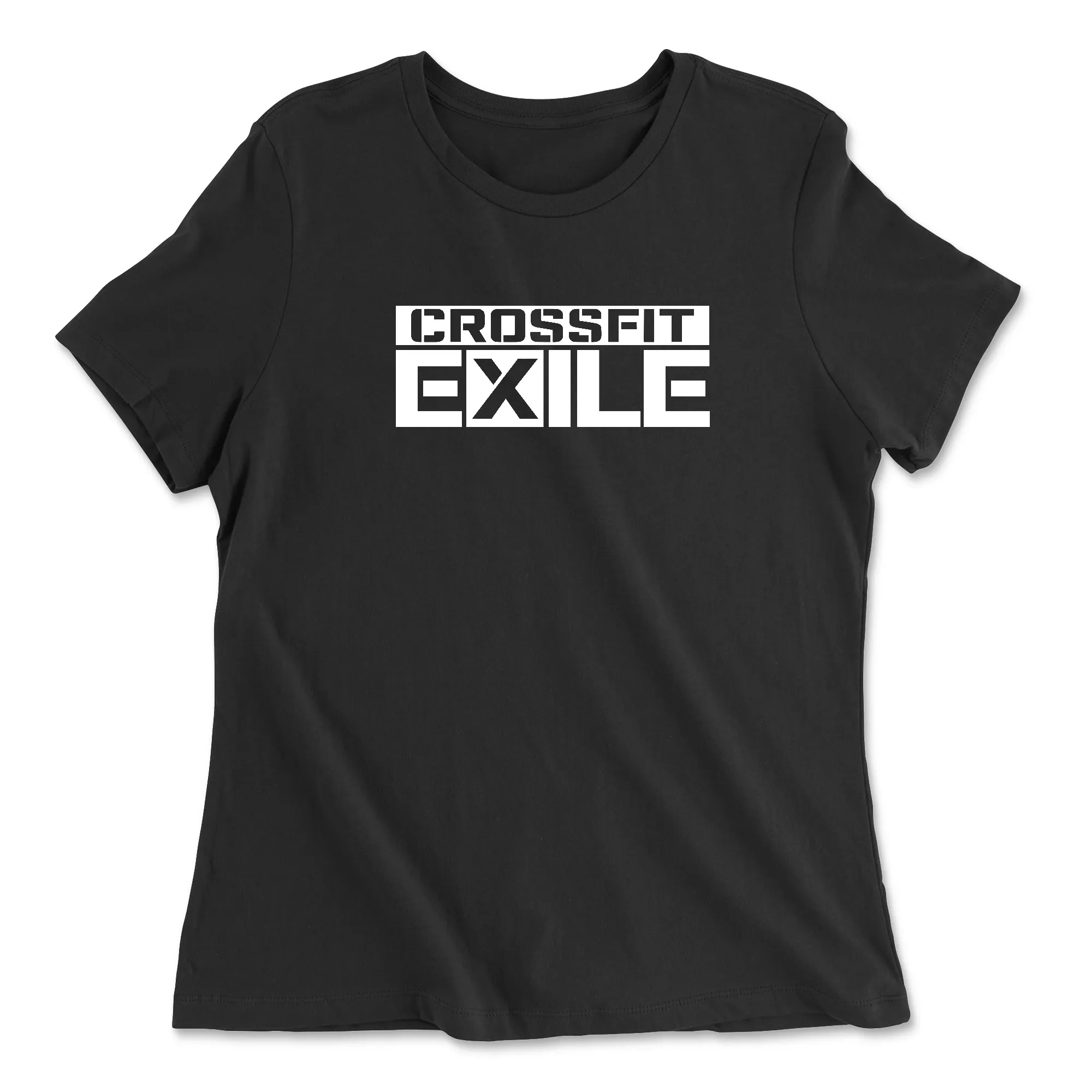 CrossFit Exile White Womens - Relaxed Jersey T-Shirt