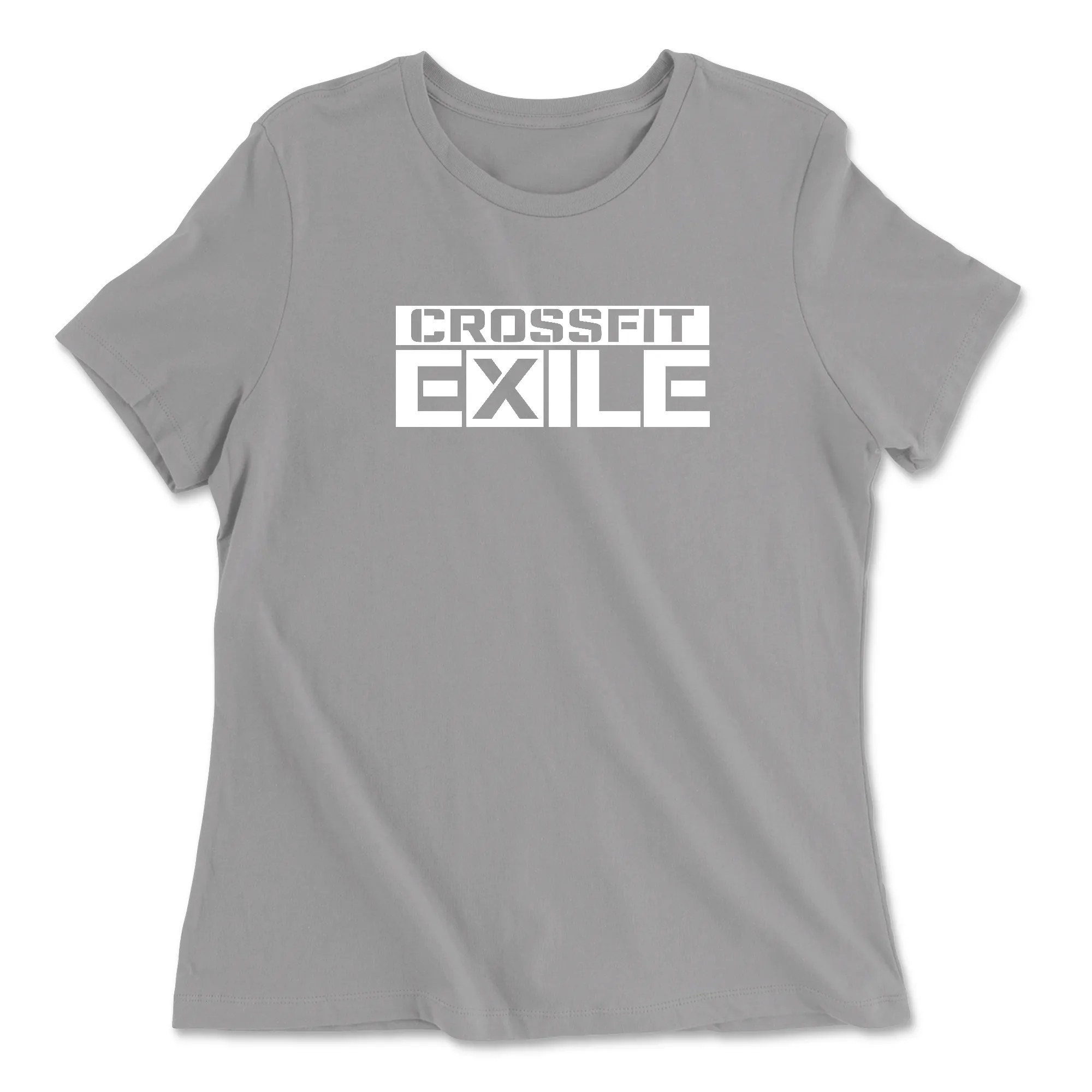 CrossFit Exile White Womens - Relaxed Jersey T-Shirt