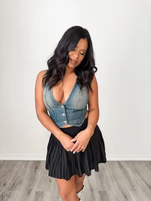 Dark Denim Vest