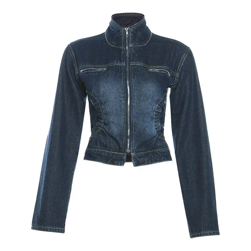Denim Jacket/Mini Skirt Set