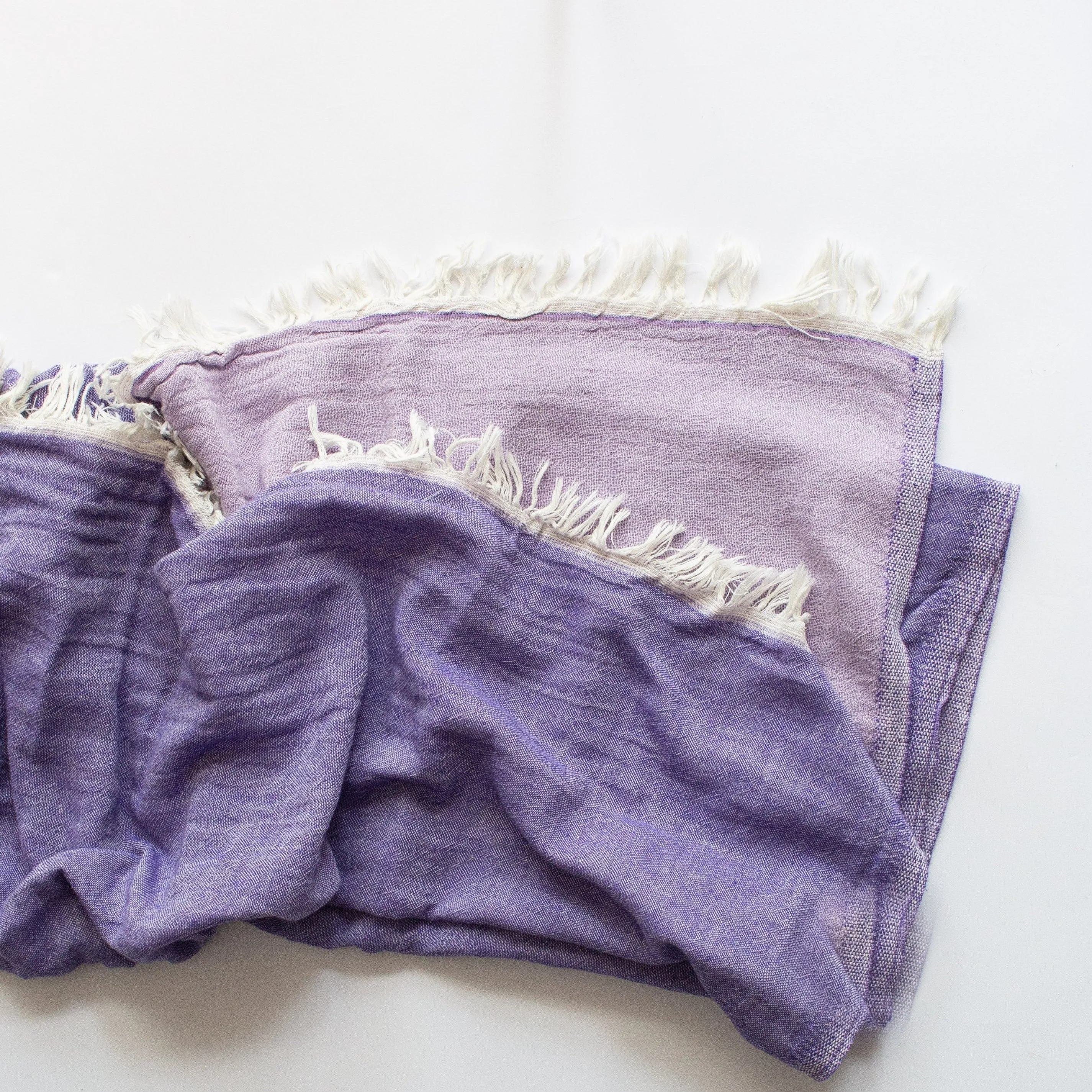 Double Gauze Beach Throw   Towel (Purple   Lavender)