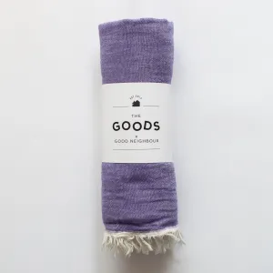 Double Gauze Beach Throw   Towel (Purple   Lavender)