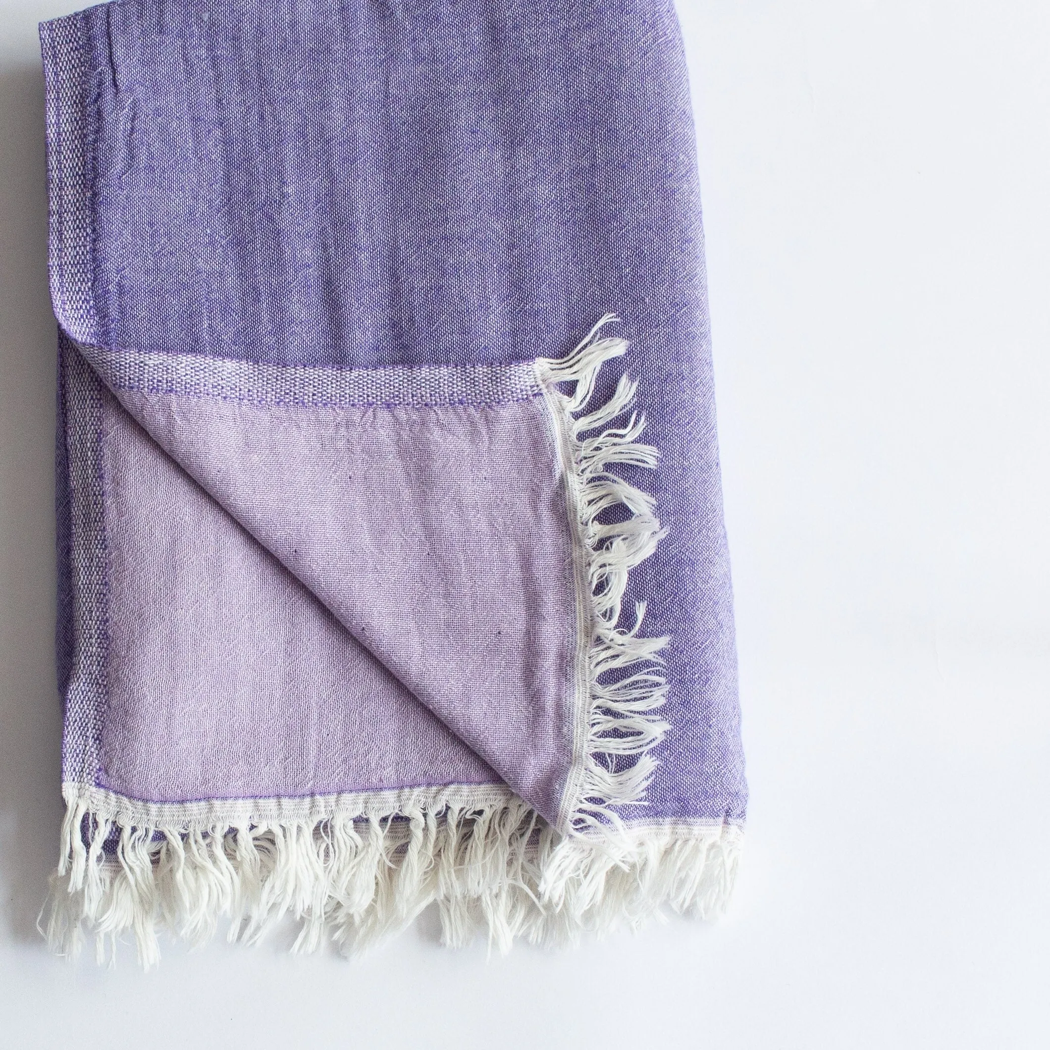 Double Gauze Beach Throw   Towel (Purple   Lavender)
