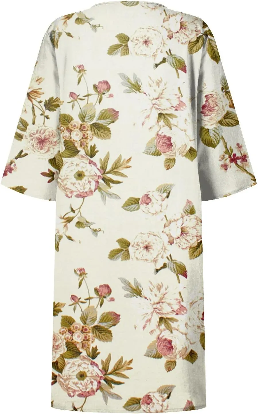 Dresses for Women Fashion Summer Polka Dot Printed Dresses Casual Comfy V-Neck Half Sleeve Fitted Dresses
