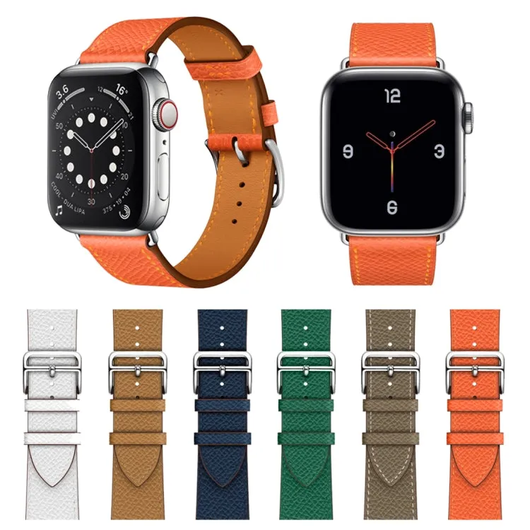 For Apple Watch 3 / 2 / 1 Generation 38mm Universal Leather Cross Band(Dark Blue)