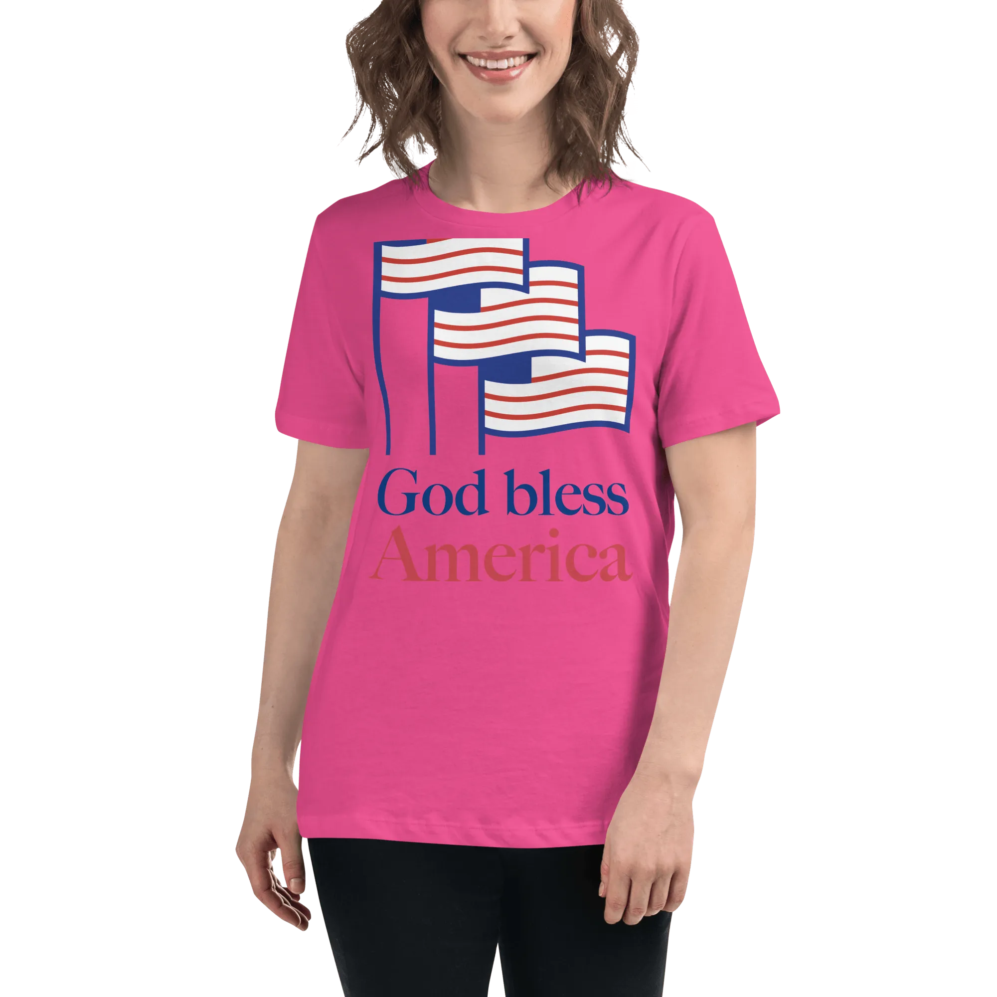 God Bless America Relaxed T-Shirt