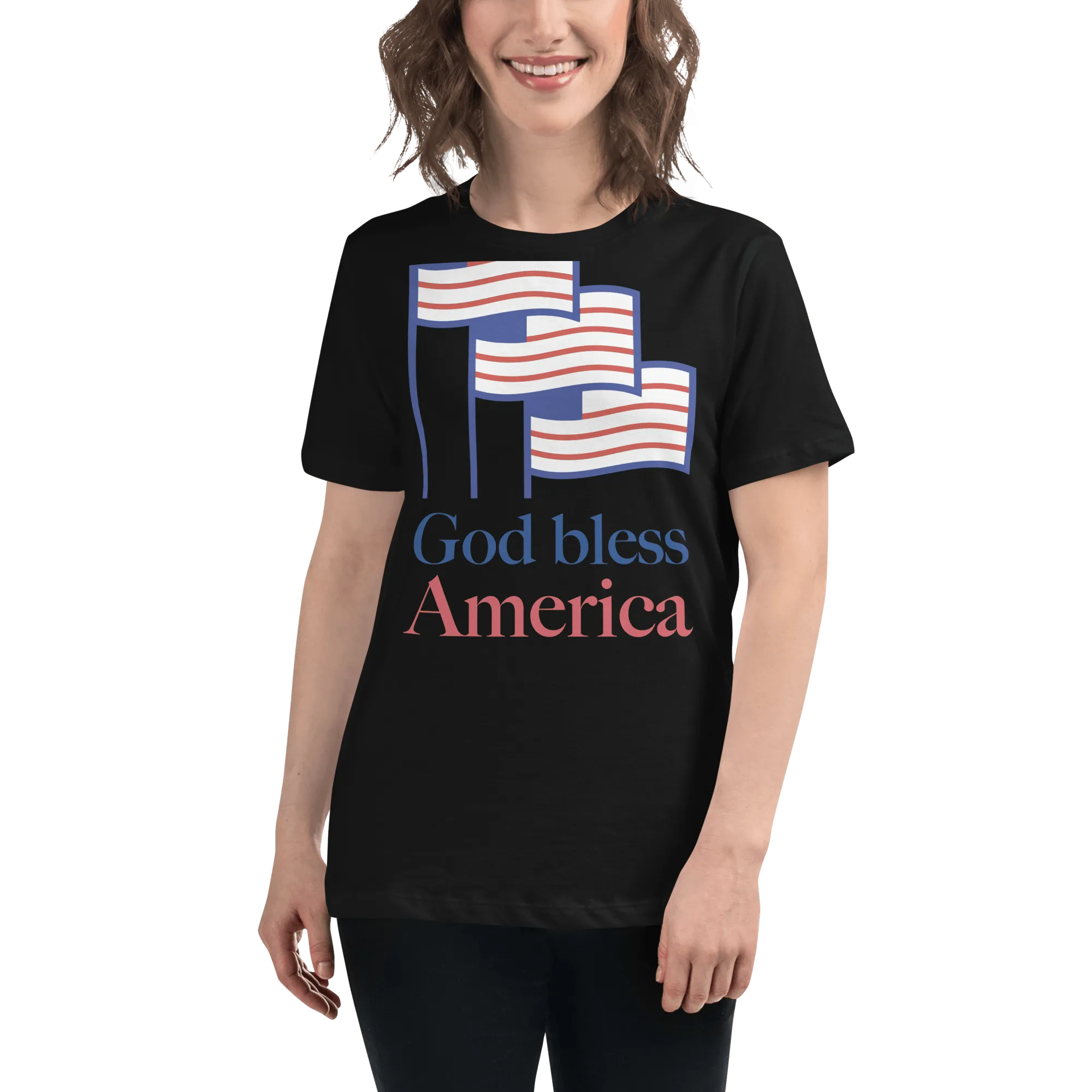 God Bless America Relaxed T-Shirt