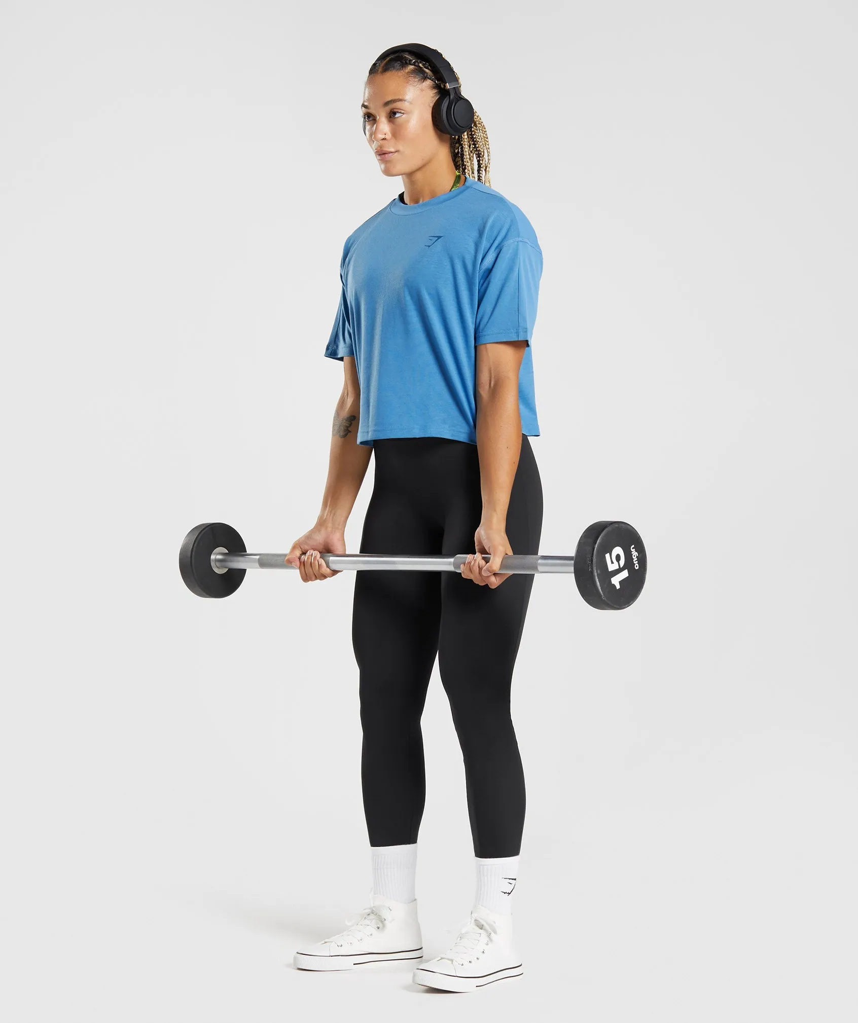 GS Power Midi Top - Coastal Blue