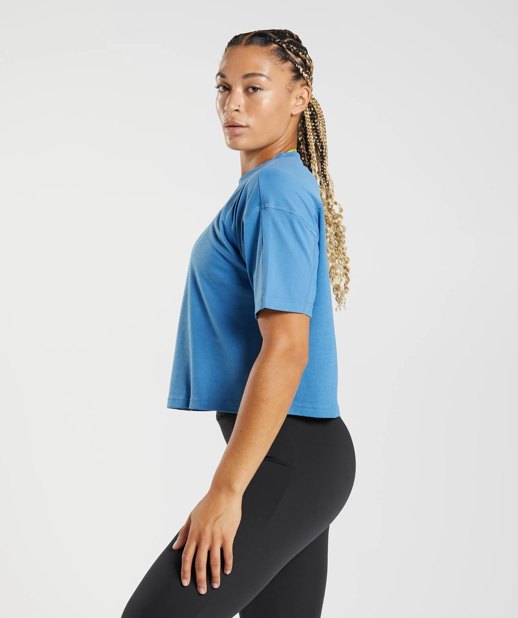 GS Power Midi Top - Coastal Blue