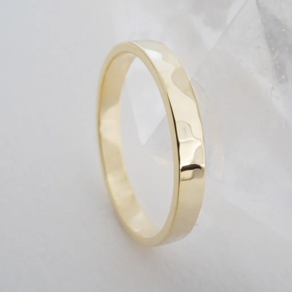 Hammered Boyfriend Ring - Final Sale