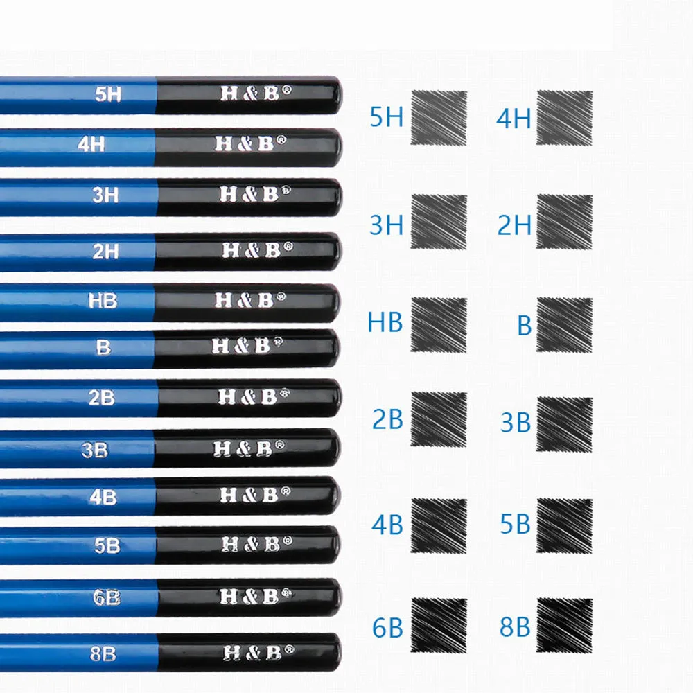 H&B 40 Piece/set Professional Drawing Kit