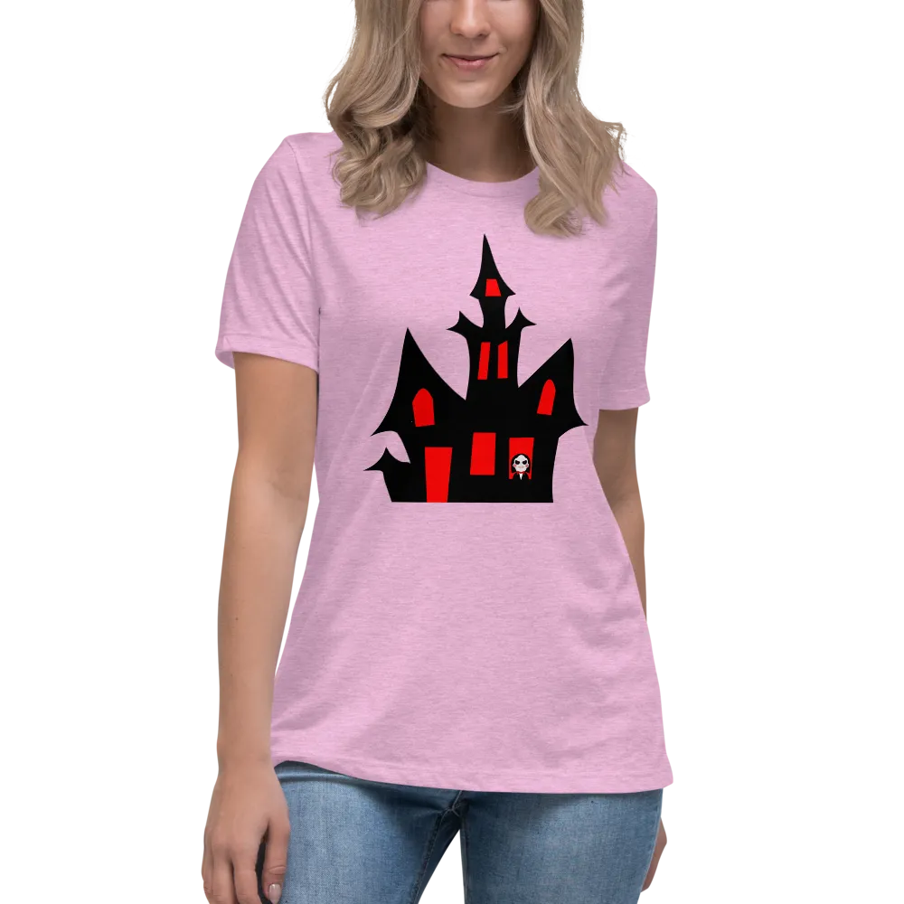 Haunted Halloween House Women's Relaxed T-Shirt