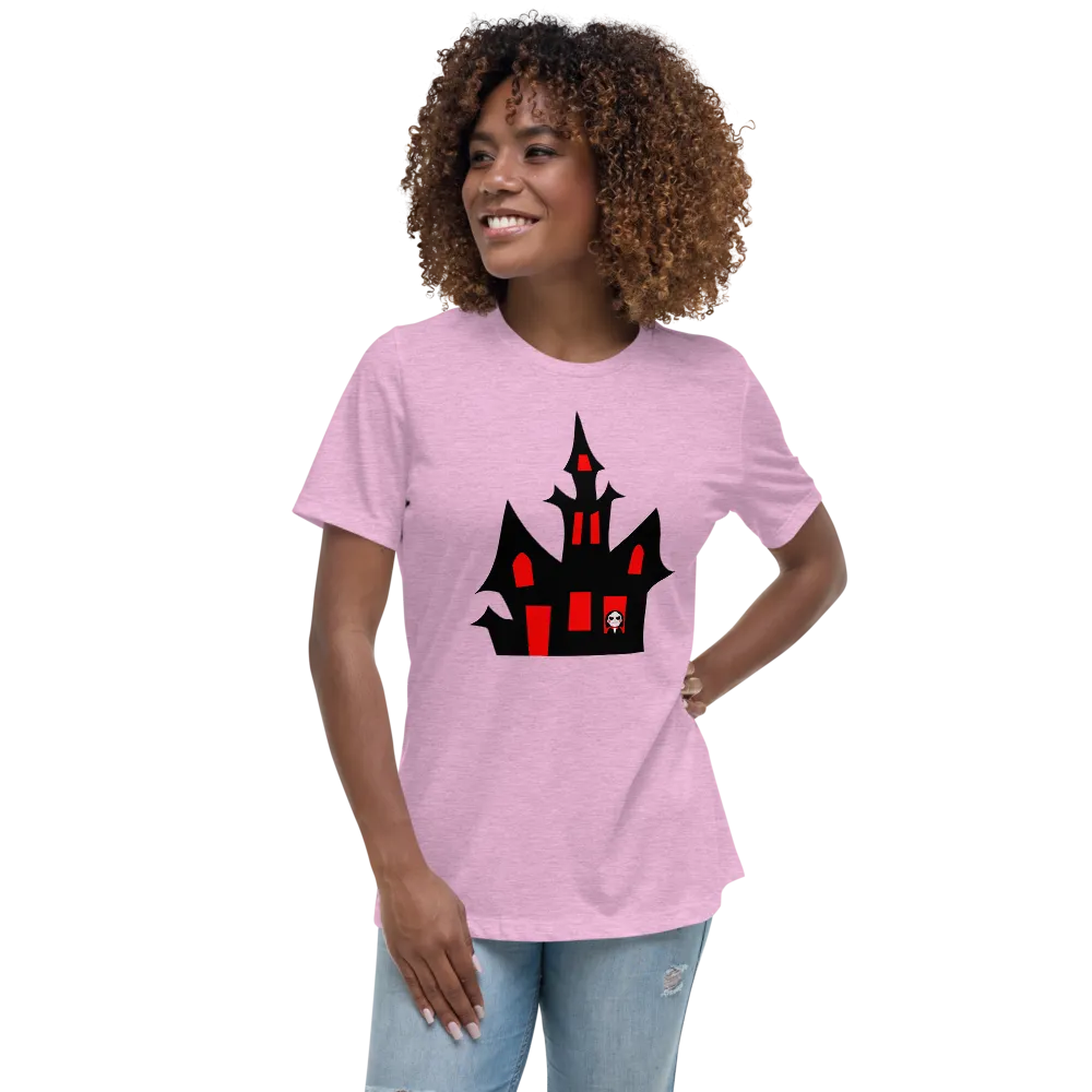 Haunted Halloween House Women's Relaxed T-Shirt