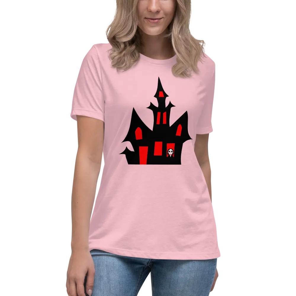 Haunted Halloween House Women's Relaxed T-Shirt