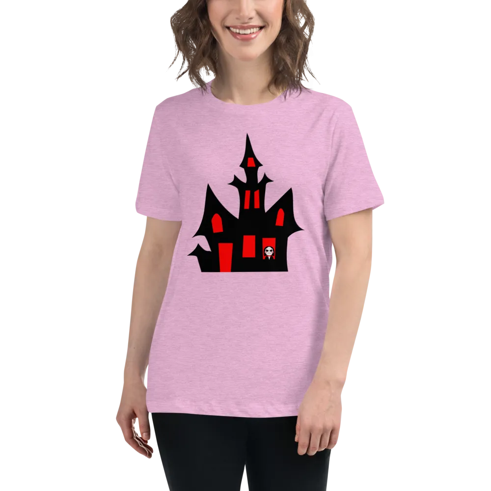 Haunted Halloween House Women's Relaxed T-Shirt