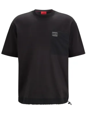 HUGO Relaxed-fit Cotton T-shirt Black