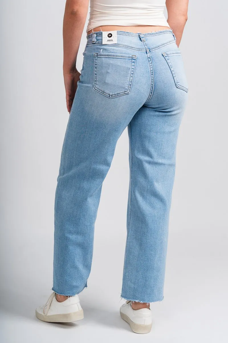 JBD low rise straight leg jeans light denim