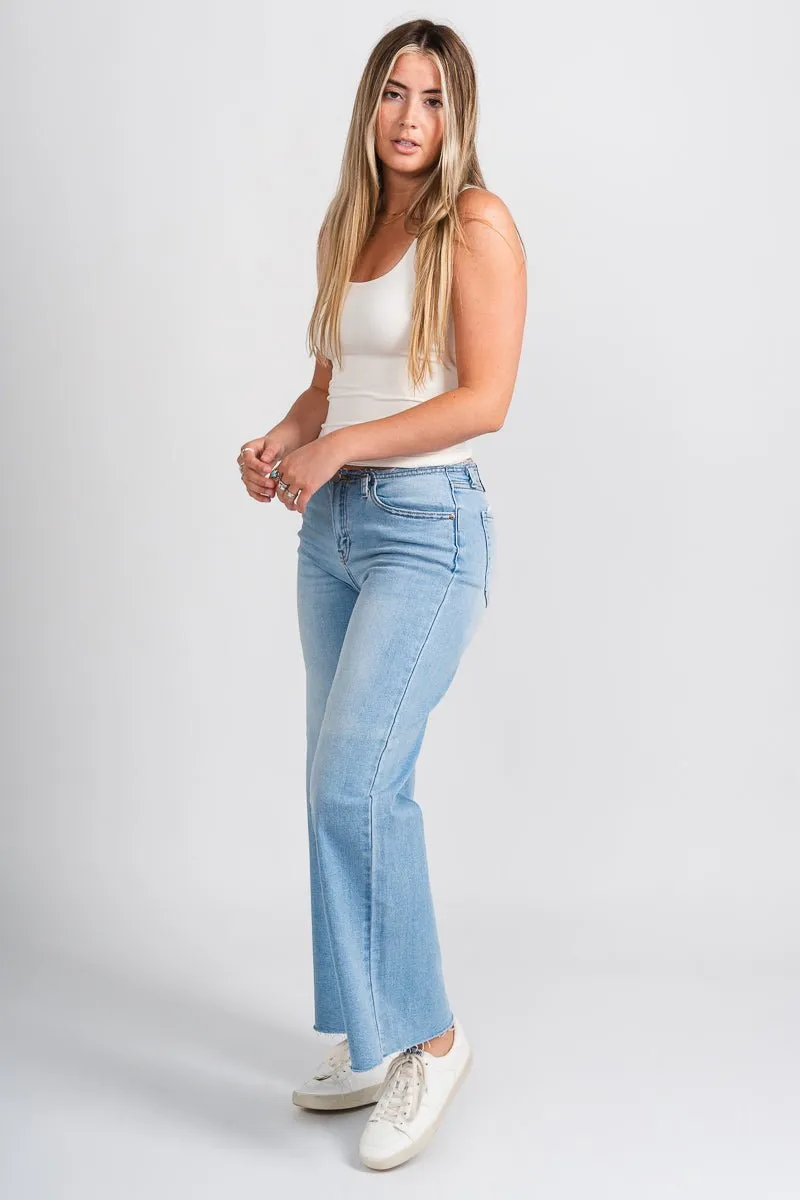 JBD low rise straight leg jeans light denim