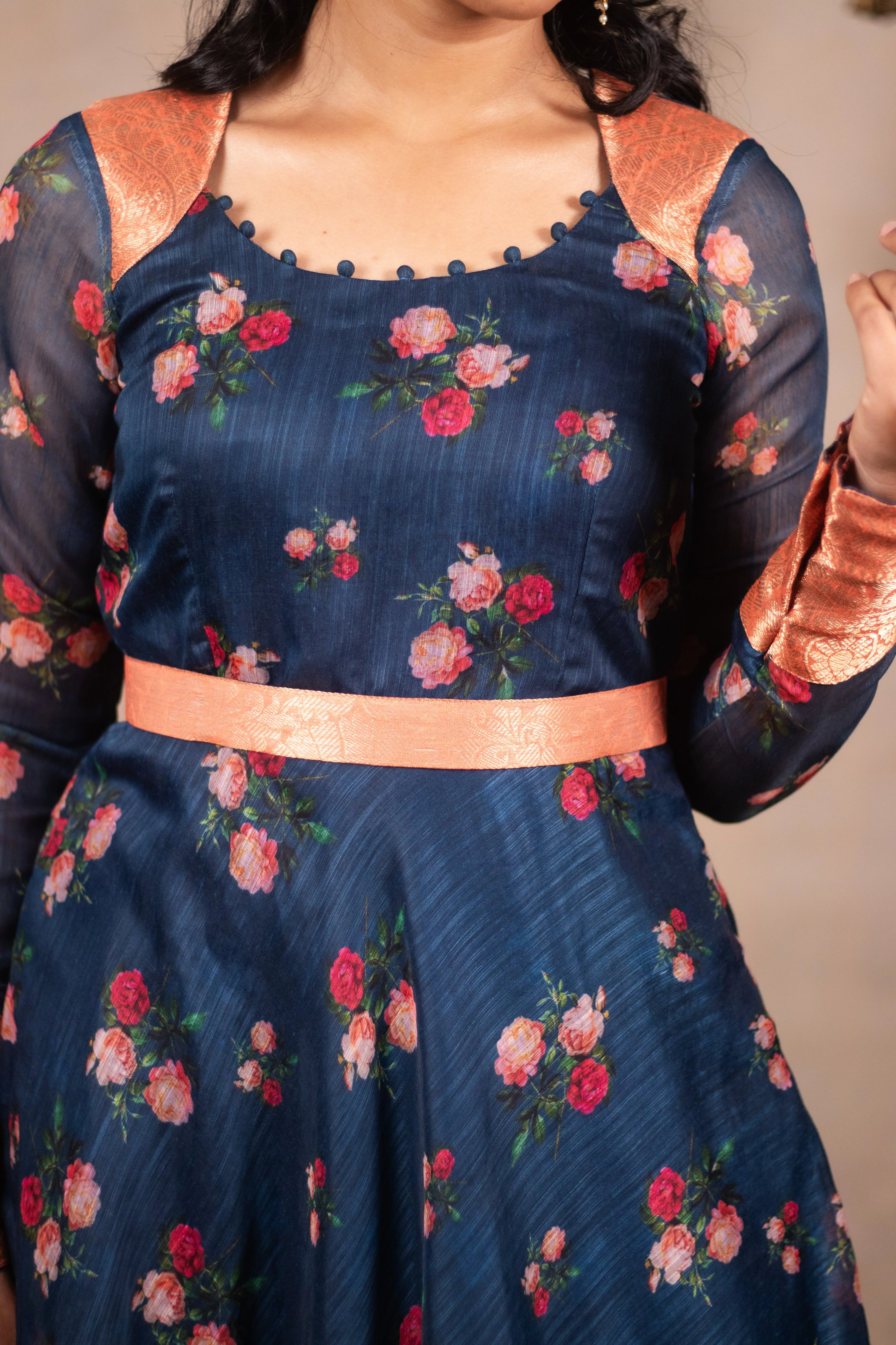Jewel tones Maxi Dress