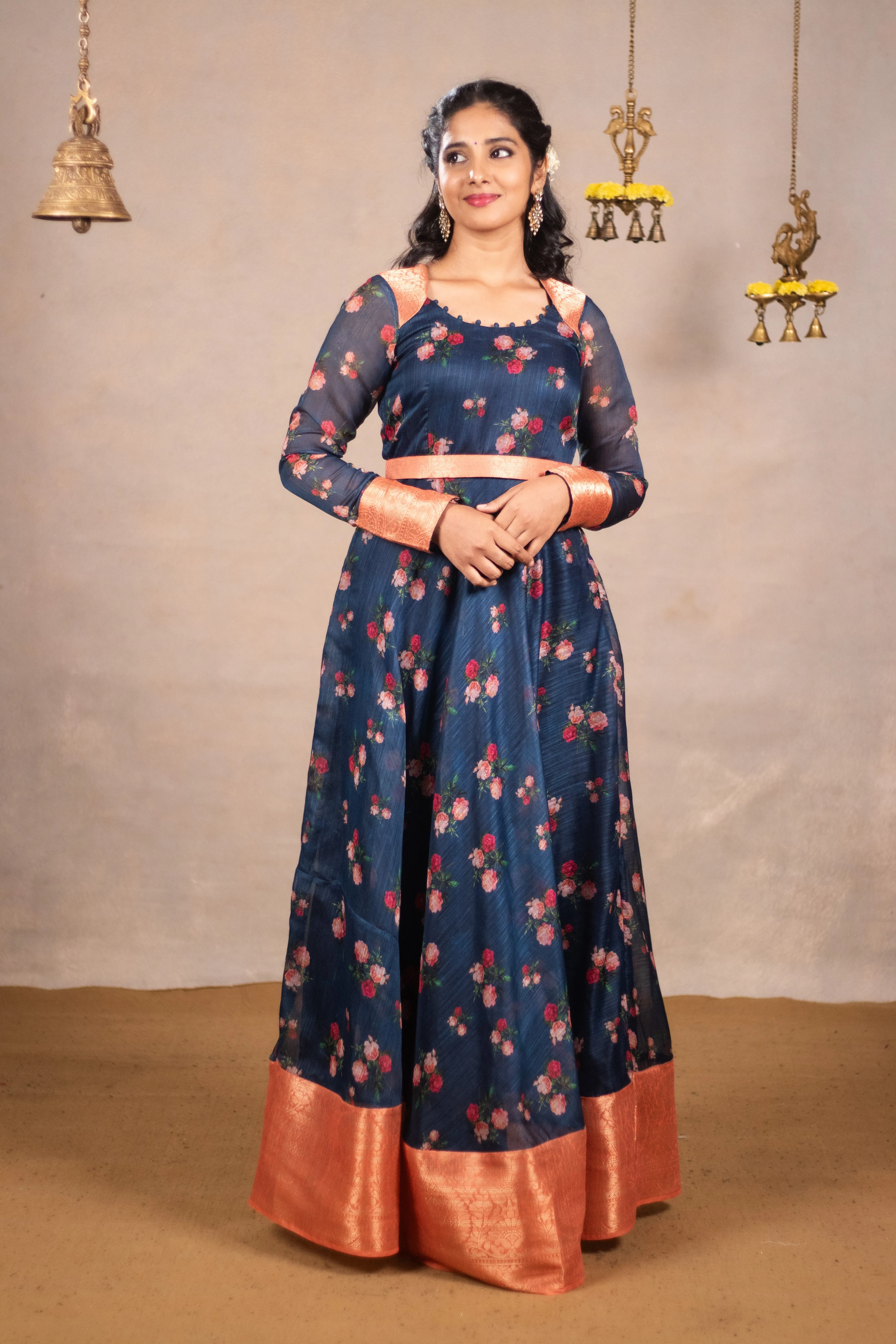 Jewel tones Maxi Dress