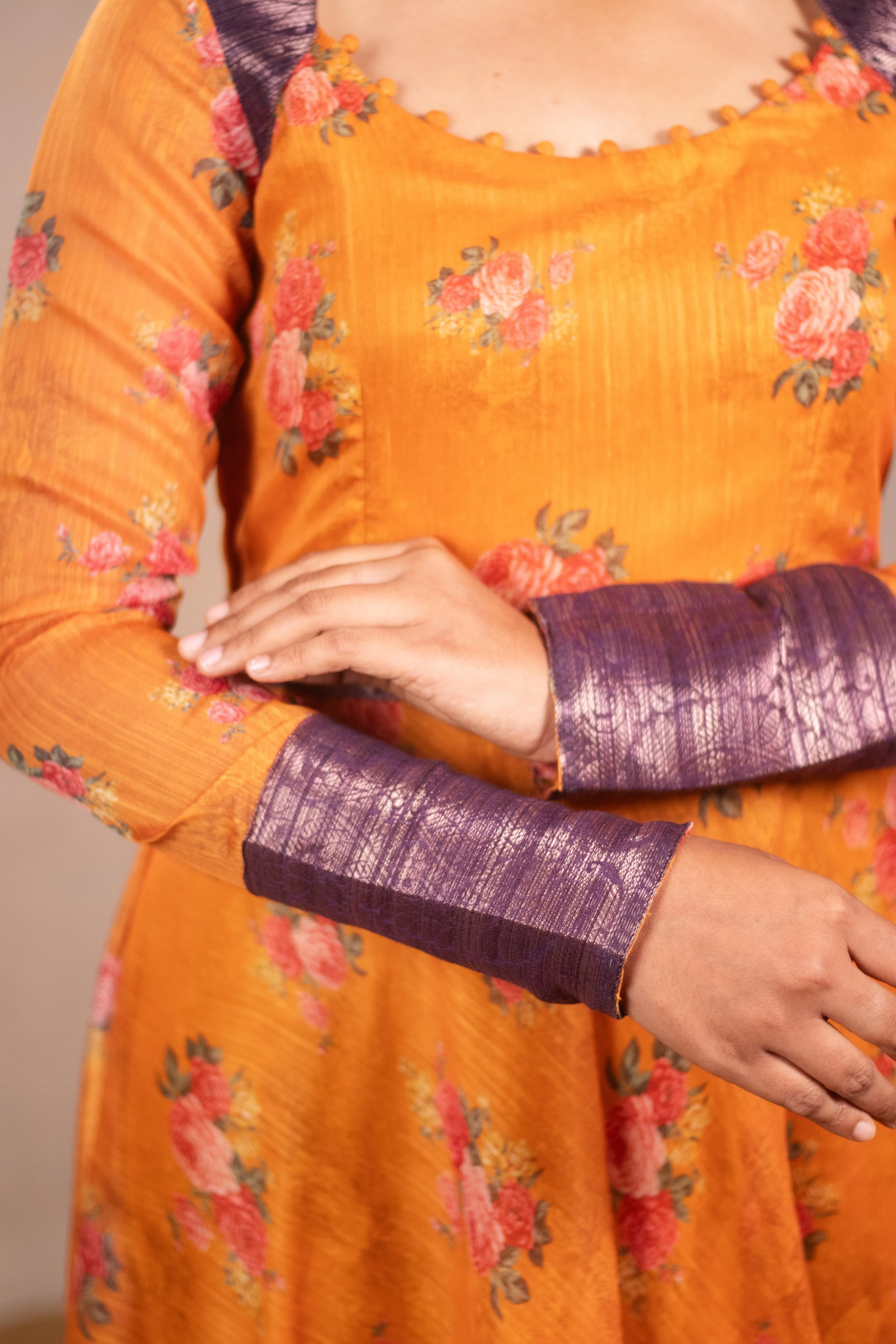 Jewel tones Maxi Dress