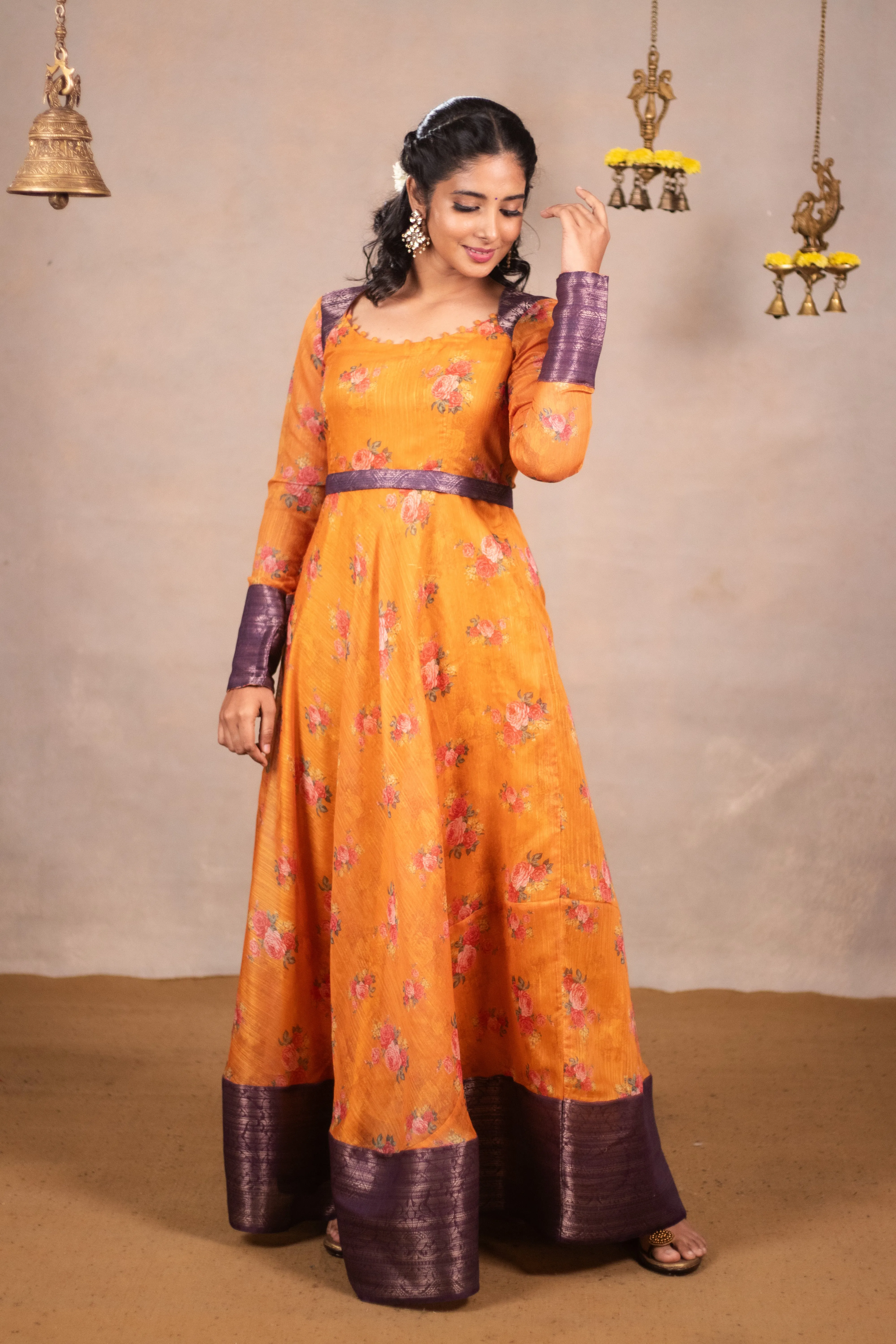 Jewel tones Maxi Dress