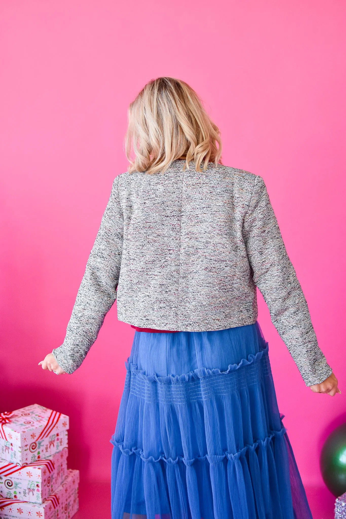 Krystal Tweed Blazer