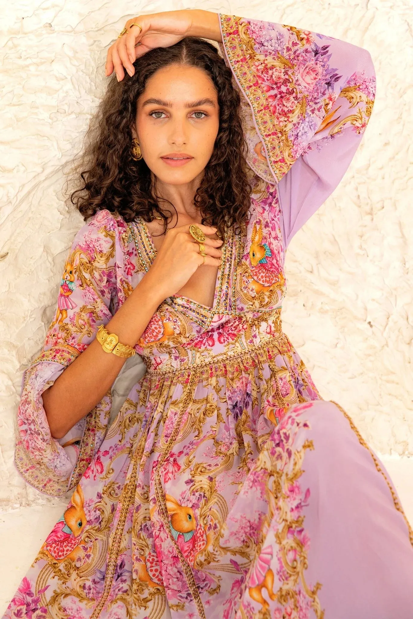 Lavender Hops Maxi Dress