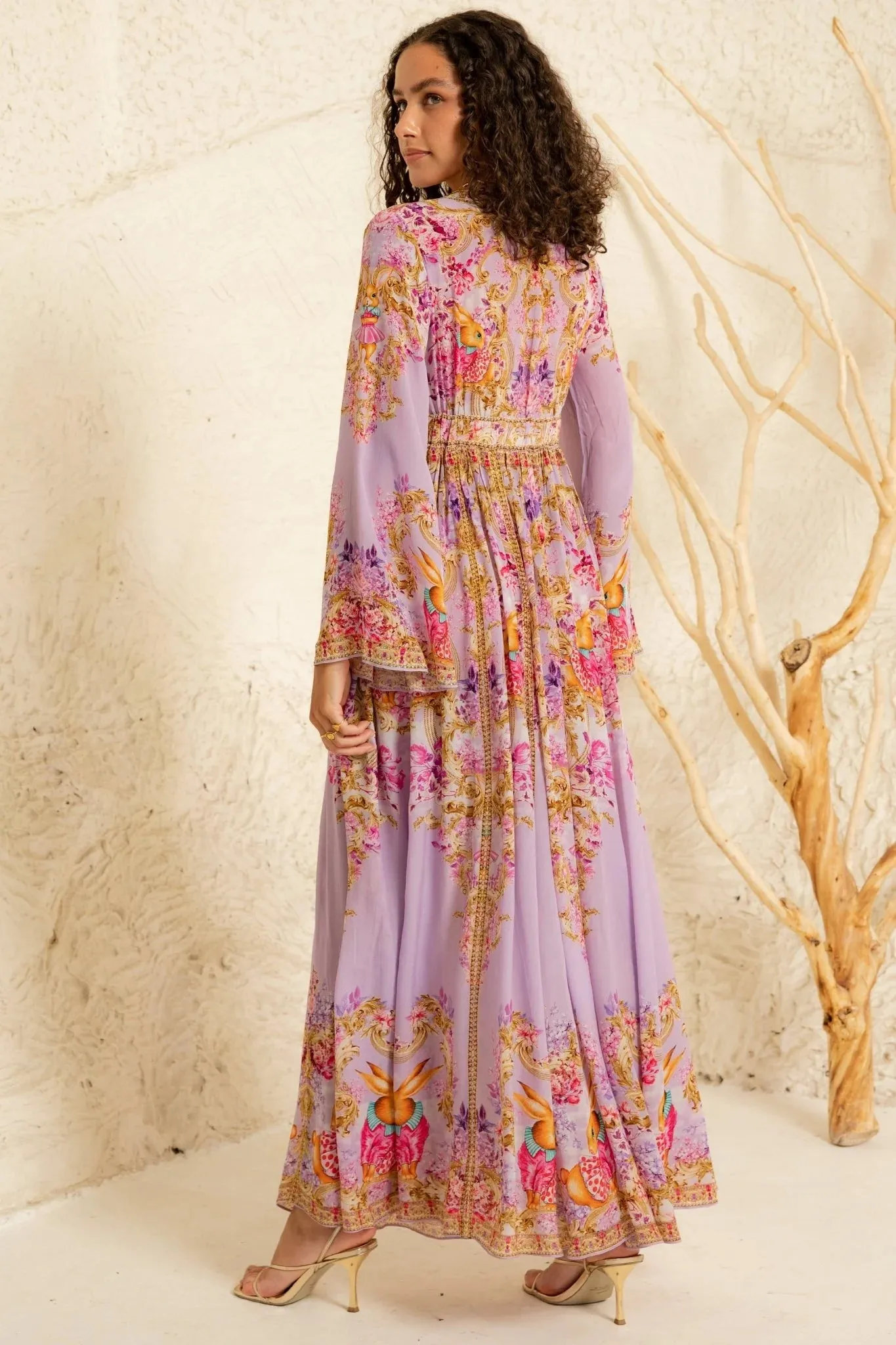Lavender Hops Maxi Dress