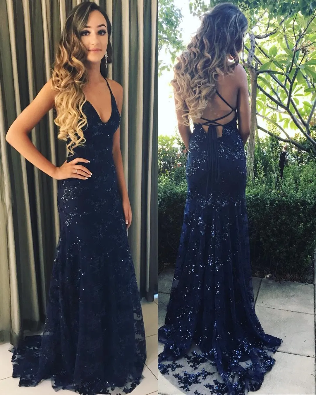 Loyeloy Glitter Sequin Mermaid Prom Dresses Long Ball Gowns 2025 Sexy Backless Formal Evening Gowns