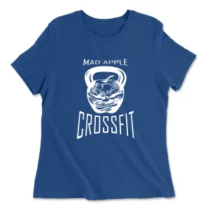 Mad Apple CrossFit White Womens - Relaxed Jersey T-Shirt