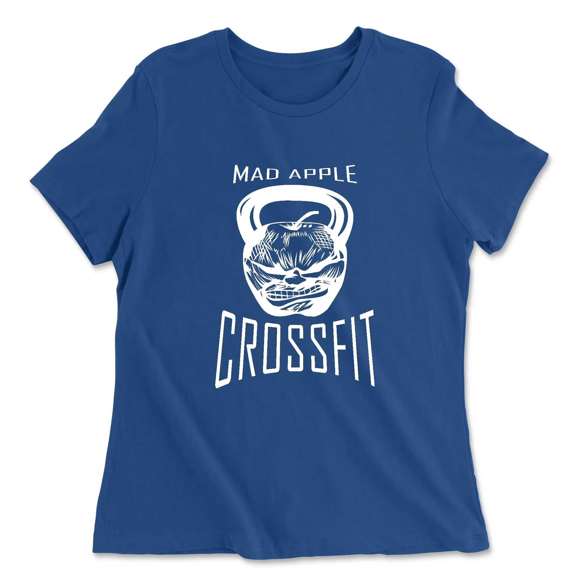 Mad Apple CrossFit White Womens - Relaxed Jersey T-Shirt