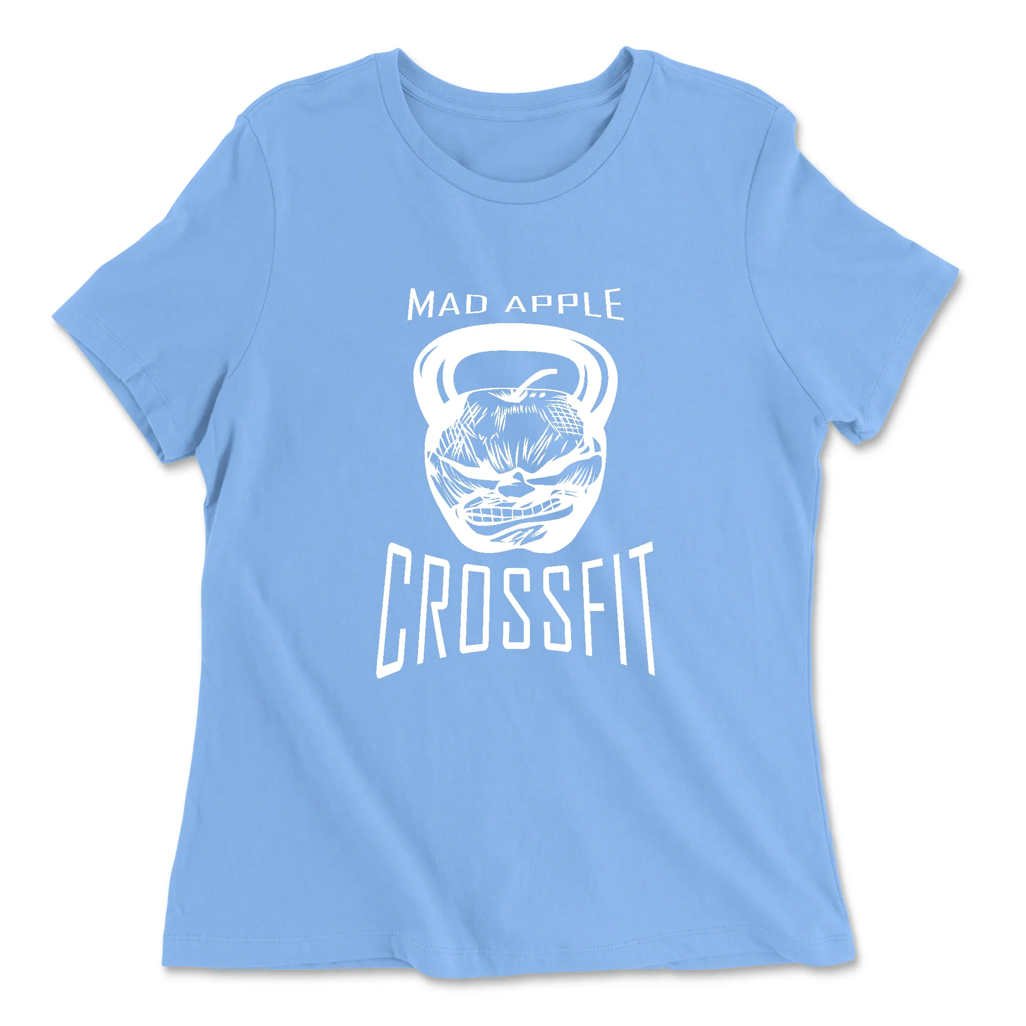 Mad Apple CrossFit White Womens - Relaxed Jersey T-Shirt