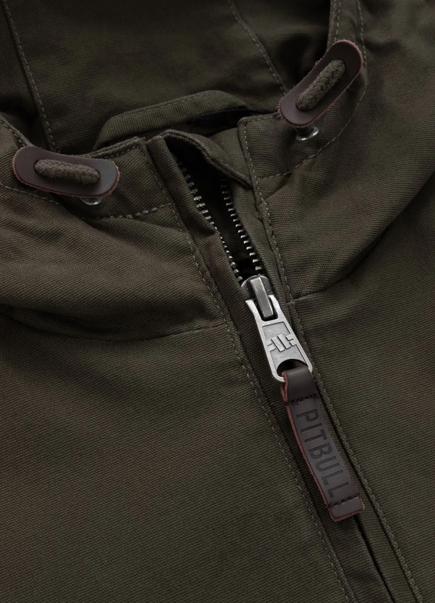 Men's transitional hooded jacket Crimson