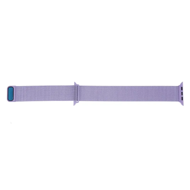 Milanese Loop Magnetic Stainless Steel Watch Band for Apple Watch Ultra 49mm&Watch Ultra 2 49mm / Series 10 46mm / 9&8&7 45mm / SE 3&SE 2&6&SE&5&4 44mm / 3&2&1 42mm(Light Purple)