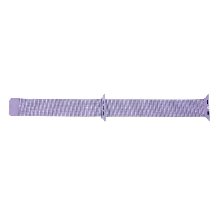 Milanese Loop Magnetic Stainless Steel Watch Band for Apple Watch Ultra 49mm&Watch Ultra 2 49mm / Series 10 46mm / 9&8&7 45mm / SE 3&SE 2&6&SE&5&4 44mm / 3&2&1 42mm(Light Purple)