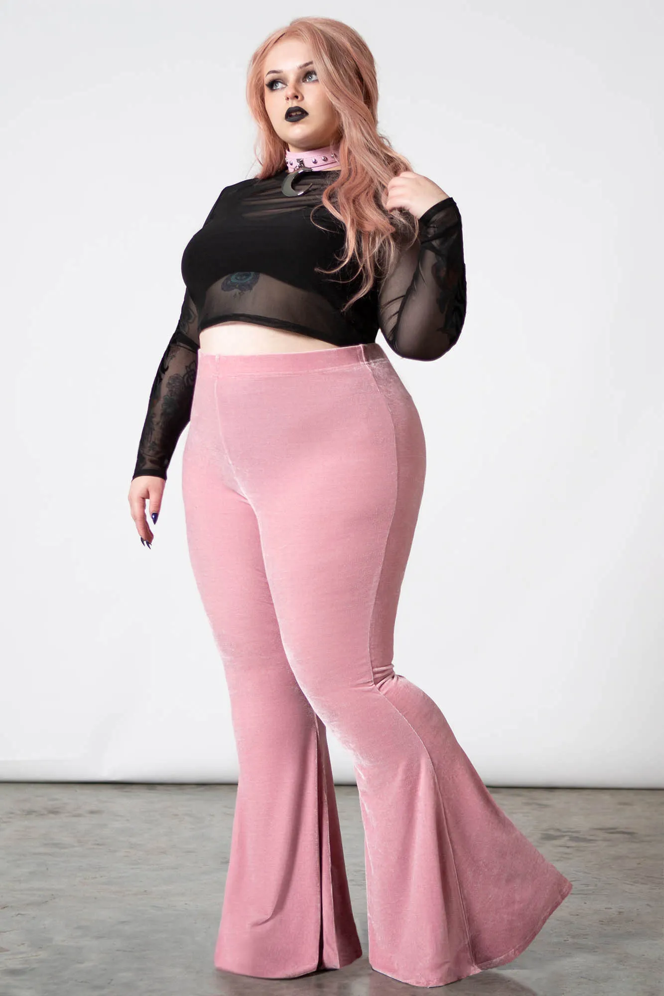 Moondance Bell Bottoms [PASTEL PINK] [PLUS]