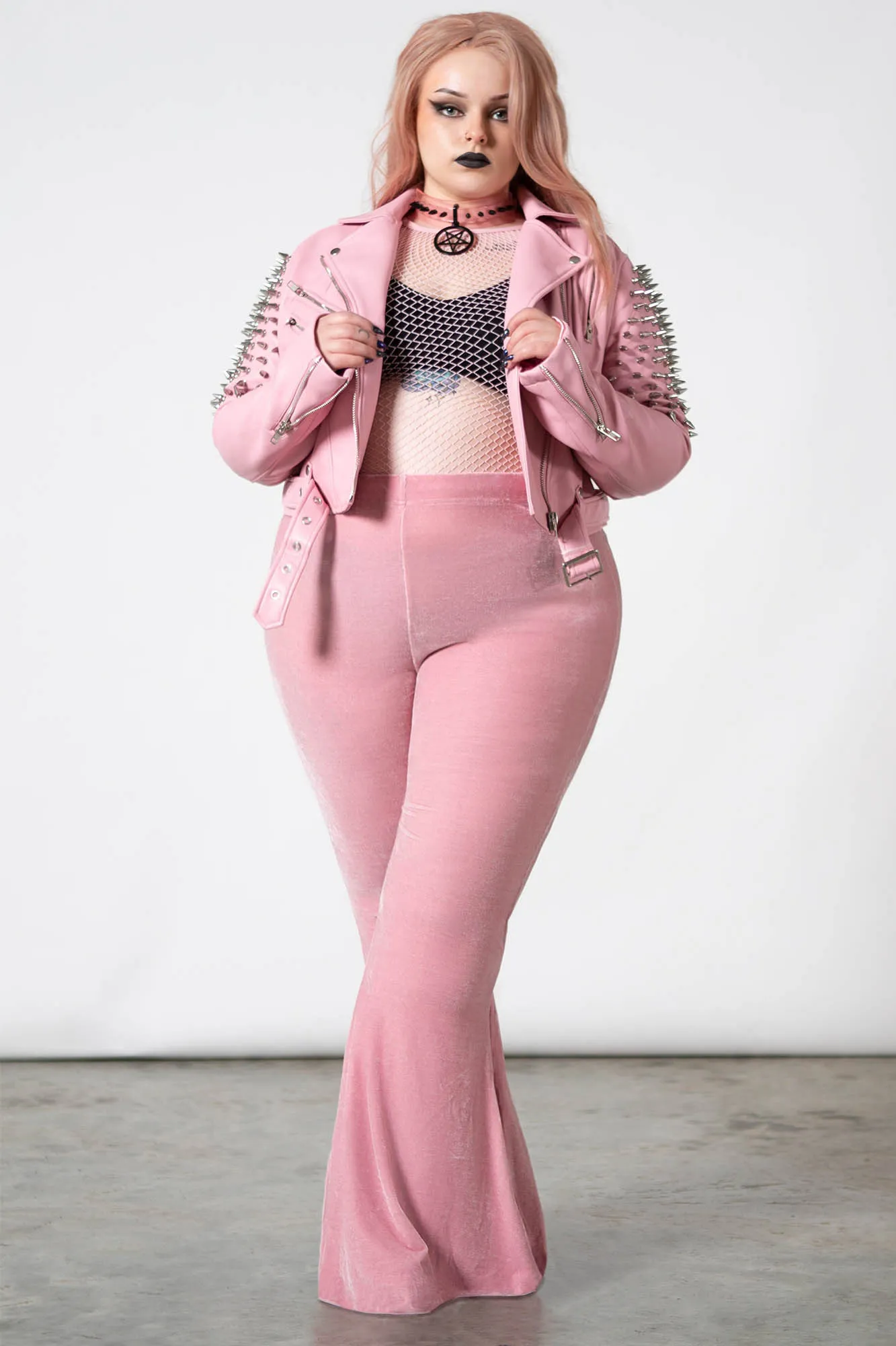 Moondance Bell Bottoms [PASTEL PINK] [PLUS]